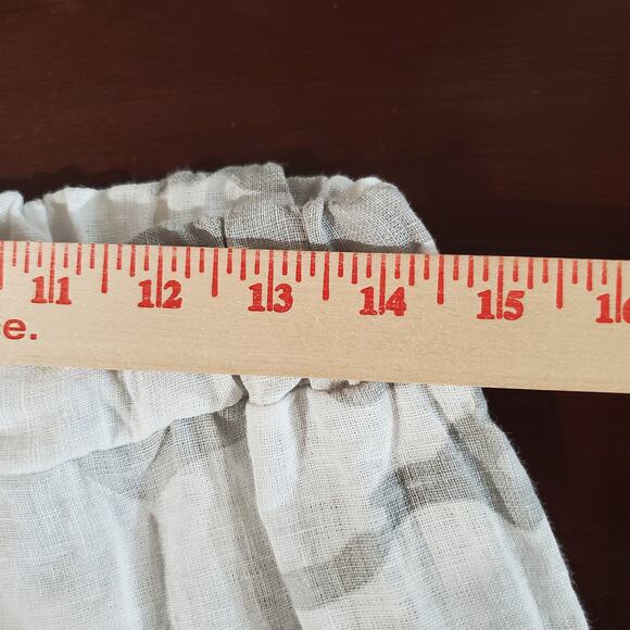 GiGi Moda Womens Camo Linen Wide Leg Crop Pull On Palazzo Pant Size 28 Italy - Picture 7 of 10